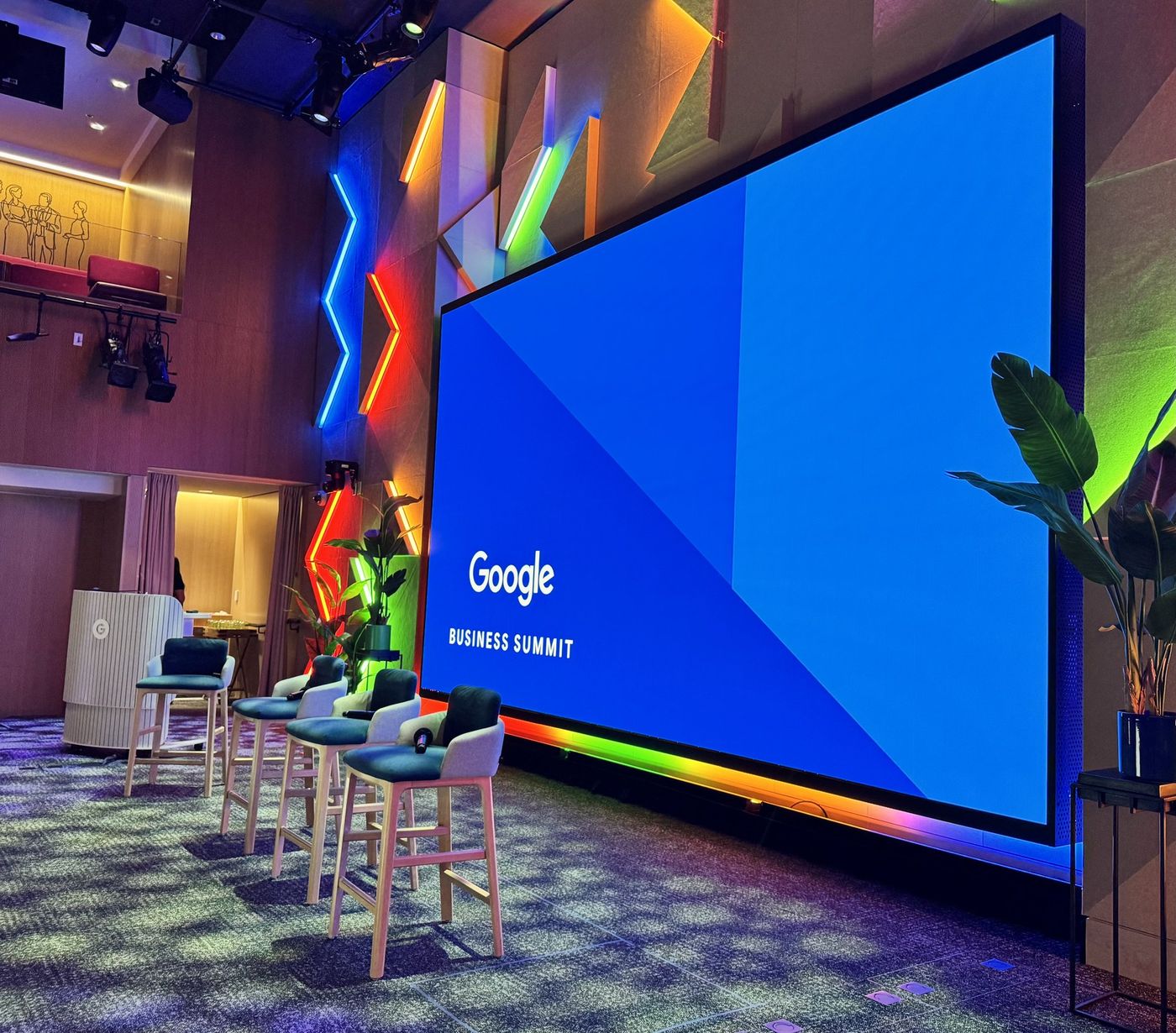 Main stage at the Google Canada Business Summit
